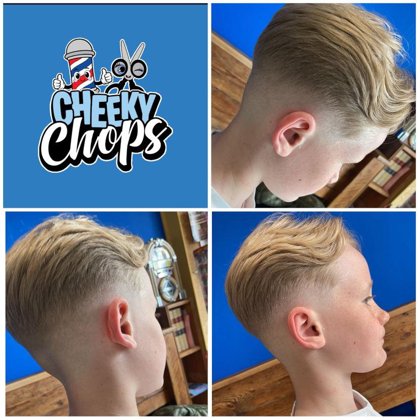 picture of child having hair cut